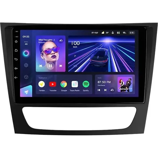 Штатна магнітола Teyes CC3L 4+64 Gb Mercedes-Benz E-Class S211 W211, CLS-Class C219 2002-2010 9" 3