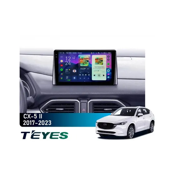 Штатная магнитола Teyes CC4 Pro 2k 12+256 Gb Mazda CX-5 2 KF 2017-2023 (F2) 9"