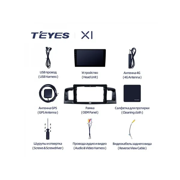 Штатна магнітола Teyes X1 2+32 Gb BYD F3 1 2005-2013 3