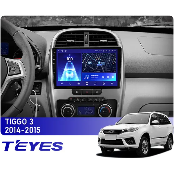 Штатная магнитола Teyes X1 2+32 Gb Chery Tiggo 3 2014-2015