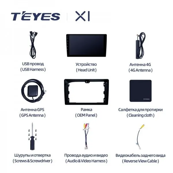 Штатная магнитола Teyes X1 2+32 Gb Citroen C5 2 2008-2017 3
