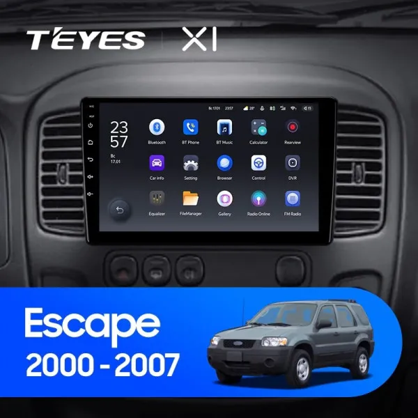 Штатная магнитола Teyes X1 2+32 Gb Ford Escape 1 2000-2007