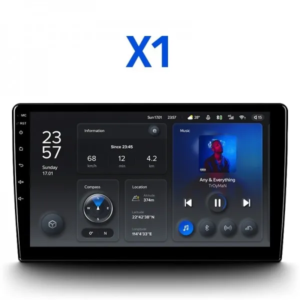 Штатна магнітола Teyes X1 2+32 Gb Ford Mondeo 5 (ZYJ) 2014-2019 3