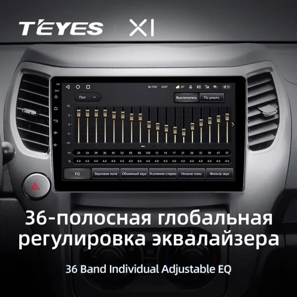 Штатна магнітола Teyes X1 2+32 Gb Great Wall Hover M4 1 2012-2017 10" 4