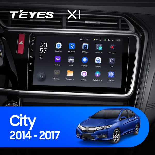 Штатная магнитола Teyes X1 2+32 Gb Honda City 2014-2017 (B)