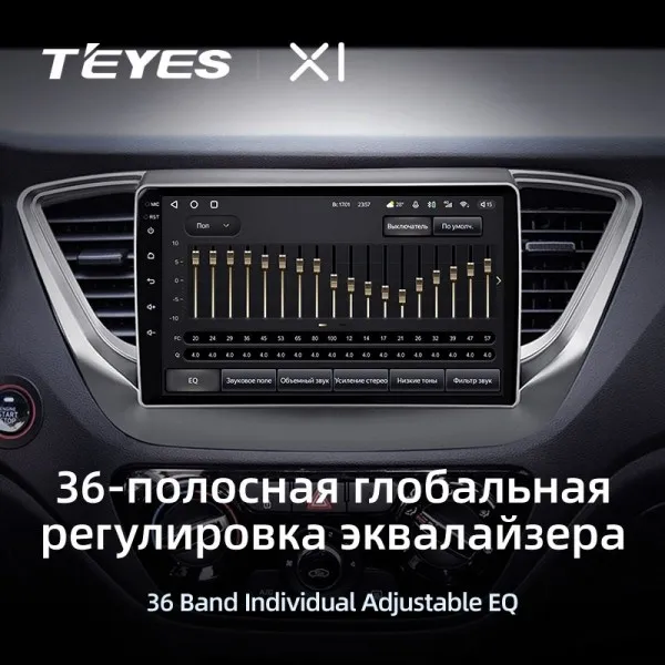 Штатна магнітола Teyes X1 2+32 Gb Hyundai Solaris 2 2017-2020 (A) 4