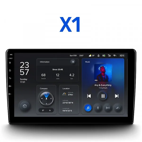 Штатная магнитола Teyes X1 2+32 Gb Infiniti QX60 1 2016-2020 2