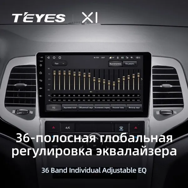 Штатна магнітола Teyes X1 2+32 Gb Jeep Grand Cherokee WK2 2010-2013 4
