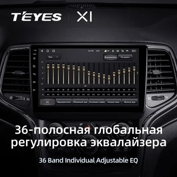 Штатна магнітола Teyes X1 2+32 Gb Jeep Grand Cherokee WK2 2013-2020 4