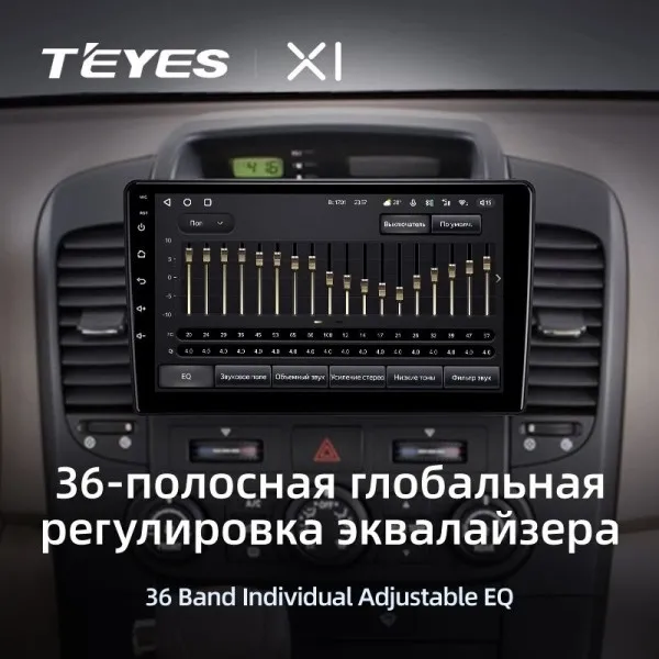 Штатная магнитола Teyes X1 2+32 Gb Kia Carnival VQ 2006-2014 4
