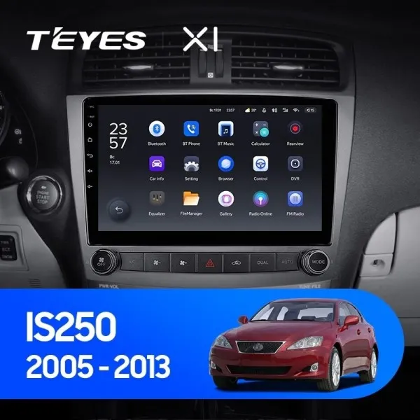 Штатная магнитола Teyes X1 2+32 Gb Lexus IS250 XE20 2005-2013