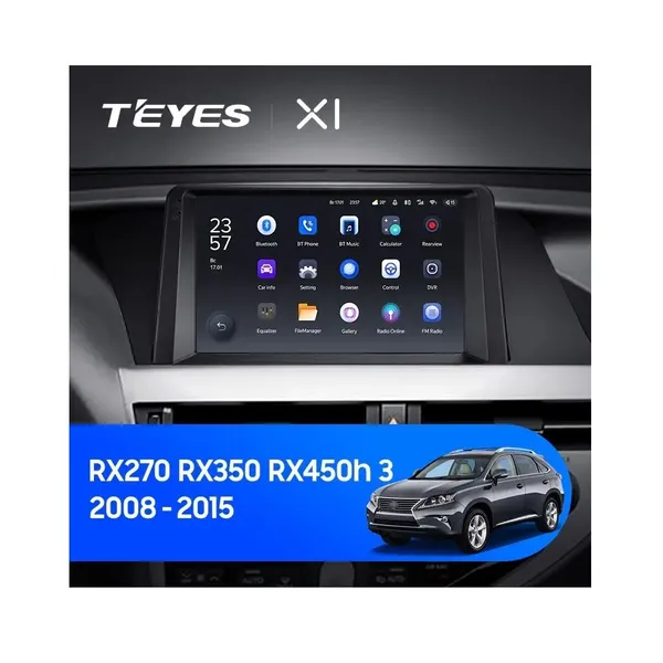 Штатная магнитола Teyes X1 2+32 Gb Lexus RX270 RX350 RX450h AL10 3 2008-2015 (A)