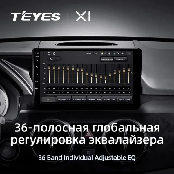 Штатная магнитола Teyes X1 2+32 Gb Mercedes-Benz GLK-Class X204 2012-2015 4