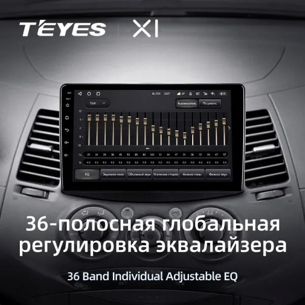 Штатна магнітола Teyes X1 2+32 Gb Mitsubishi Grandis 1 2003-2010 (F1) 4