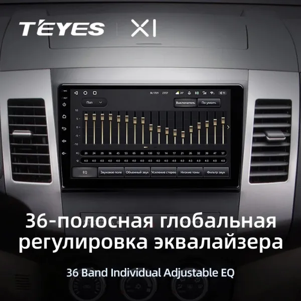 Штатная магнитола Teyes X1 2+32 Gb Mitsubishi Outlander 2 CW0W 2005-2011 (A) 4