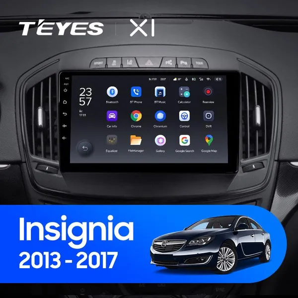 Штатна магнітола Teyes X1 2+32 Gb Opel Insignia 1, Buick Regal 2013-2017 (A)