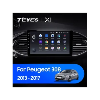 Штатная магнитола Teyes X1 2+32 Gb Peugeot 308 T9 308S 2013-2017