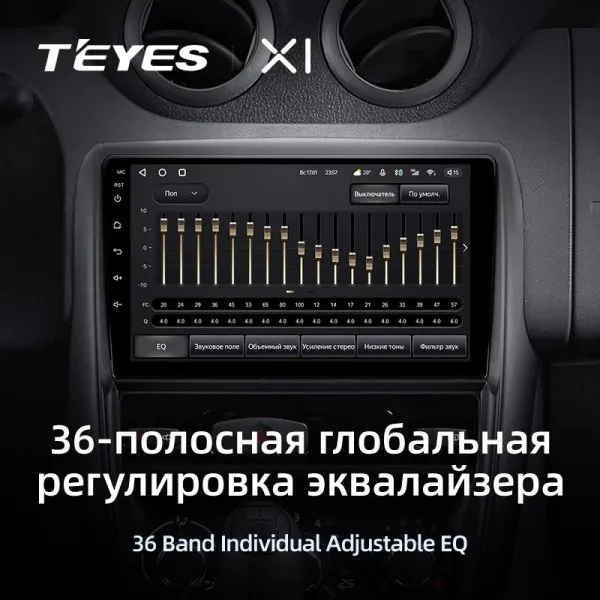 Штатна магнітола Teyes X1 2+32 Gb Renault Duster 1 2010-2015 4