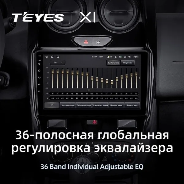 Штатна магнітола Teyes X1 2+32 Gb Renault Duster 2015-2018 4