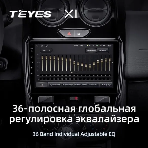 Штатна магнітола Teyes X1 2+32 Gb Renault Duster 2015-2020 3