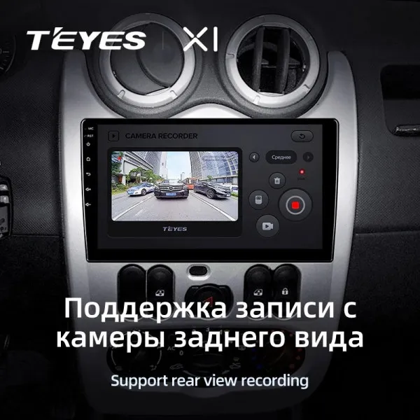Штатна магнітола Teyes X1 2+32 Gb Renault Logan 1 Sandero Lada Lergus largus Dacia 2010-2015 3
