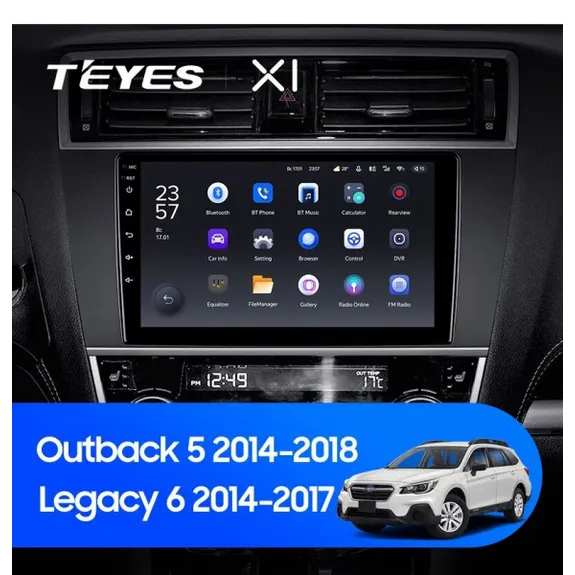 Штатная магнитола Teyes X1 2+32 Gb Subaru Outback 5 2014-2018, Legacy 6 2014-2017