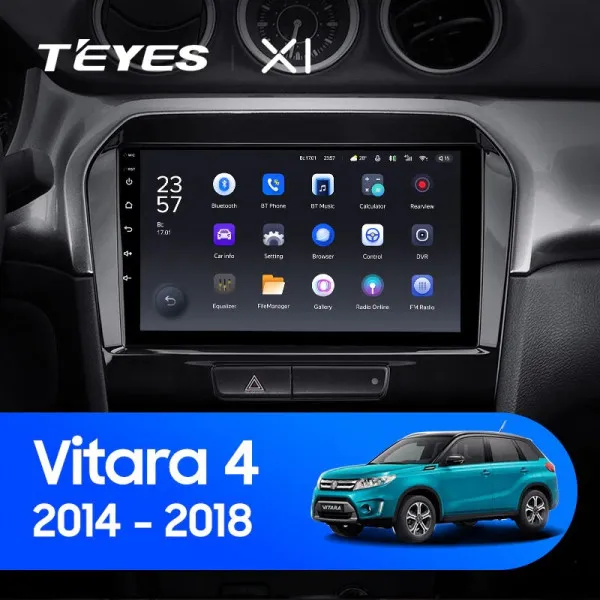 Штатная магнитола Teyes X1 2+32 Gb Suzuki Vitara 4 2014-2018
