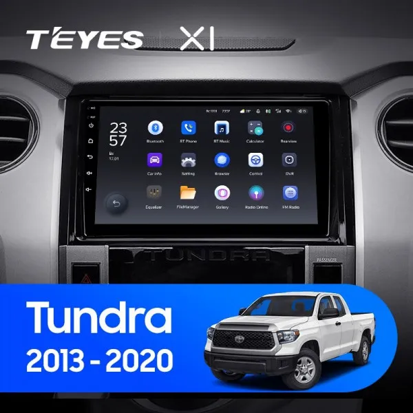 Штатна магнітола Teyes X1 2+32 Gb Toyota Tundra XK50 2013-2020
