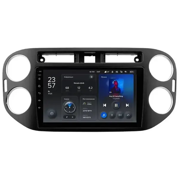Штатная магнитола Teyes X1 2+32 Gb Volkswagen Tiguan 1 NF 2006-2017 (A) black 2