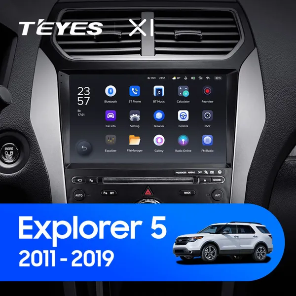 Штатна магнітола Teyes X1 2+32 Gb Wi-Fi Ford Explorer 5 2011-2019 (B) 10"