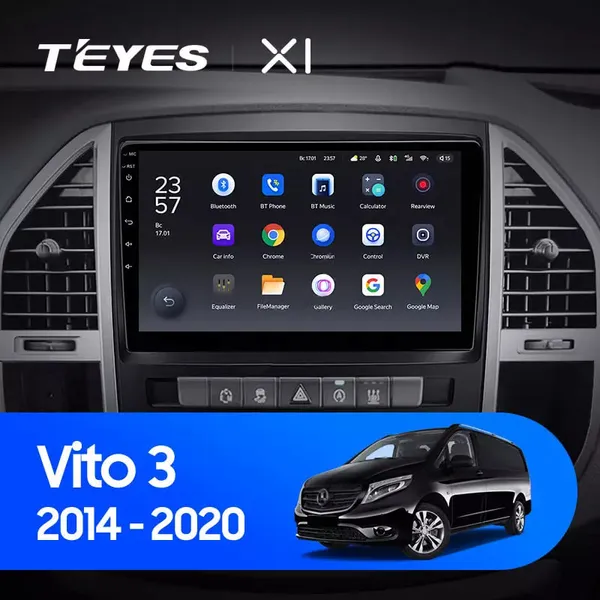 Штатная магнитола Teyes X1 2+32 Gb Wi-Fi Mercedes-Benz Vito 3 W447 2014-2020