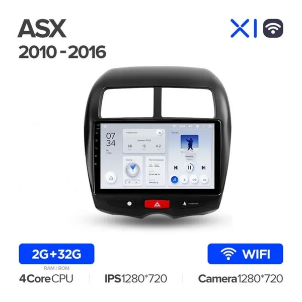 Штатная магнитола Teyes X1 2+32 Gb Wi-Fi Mitsubishi ASX 1 2010-2016 (B) 2