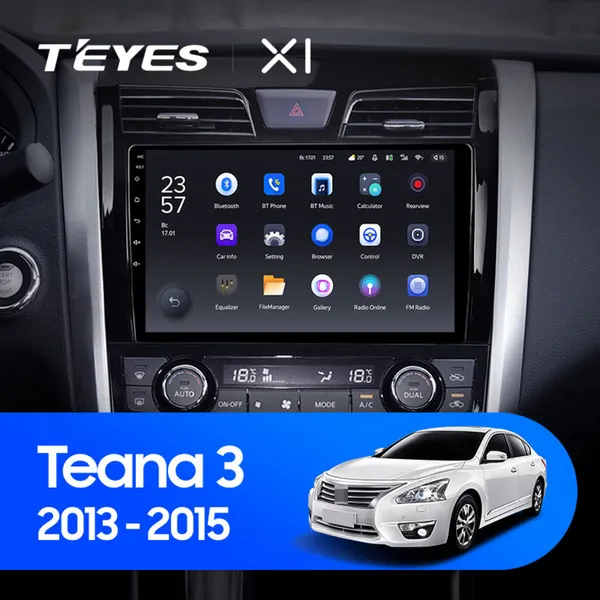Штатная магнитола Teyes X1 2+32 Gb Wi-Fi Nissan Teana J33 2013-2015 (A)