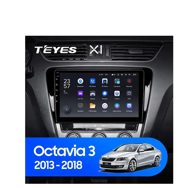 Штатная магнитола Teyes X1 2+32 Gb Wi-Fi Skoda Octavia 3 A7 2013-2018 (B)