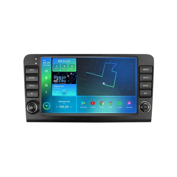 Штатна магнітола Torssen 2K Mercedes ML-class W164 2005-2011 FL9 4+64Gb 4G Carplay DSP з кнопками 2