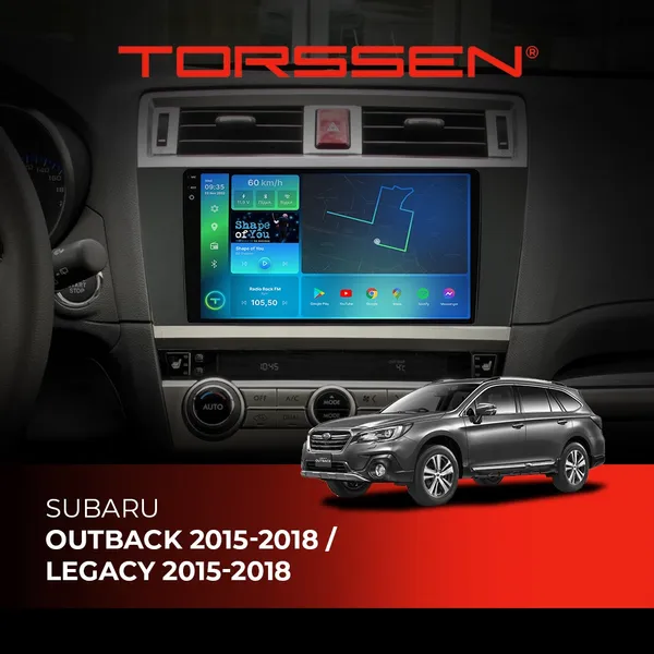 Штатна магнітола Torssen 2K Subaru Outback 15-18 /Legacy 15-18 F98256 4G Carplay DSP