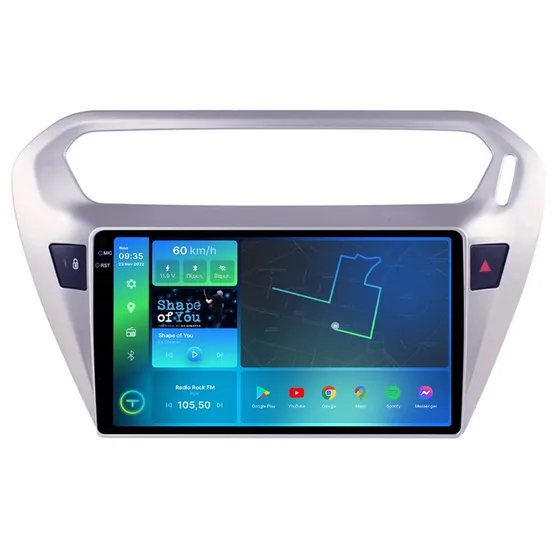 Штатная магнитола Torssen Citroen Elysee C4 04-09 F96128 4G Carplay 2
