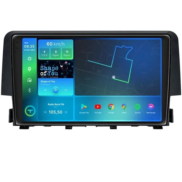 Штатна магнітола Torssen Honda Civic 16-18 F9332 4G Carplay 2