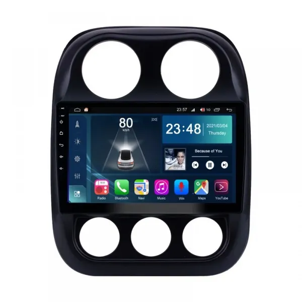 Штатна магнітола Torssen Jeep Compas/Patriot 10-16 F106128 4G Carplay