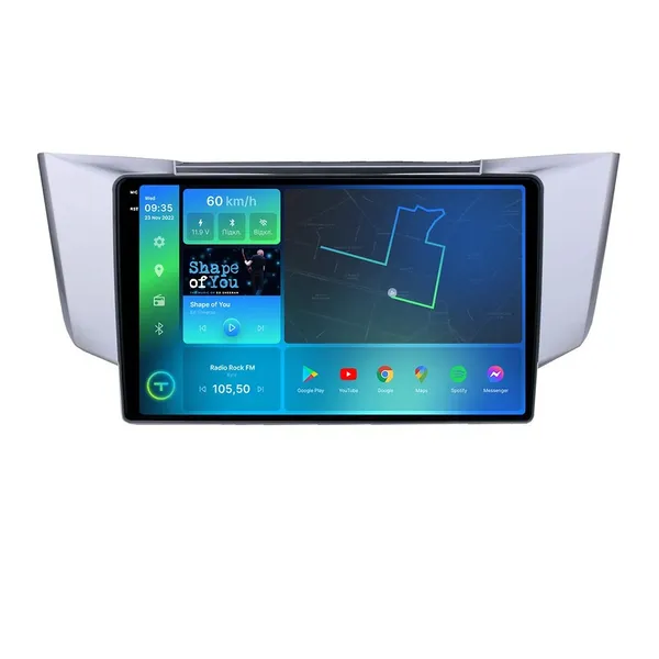 Штатна магнітола Torssen Lexus RX 03-09, Toyota Harrier Silver F9232 4G Carplay DSP 2