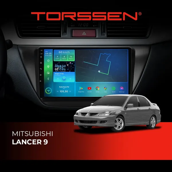Штатная магнитола Torssen Mitsubishi Lancer 9 FL9 4+64Gb 4G Carplay DSP