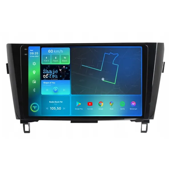 Штатна магнітола Torssen Nissan Xtrail/Qashqai 2013+ AC/Climate F10232 4G Carplay DSP 2