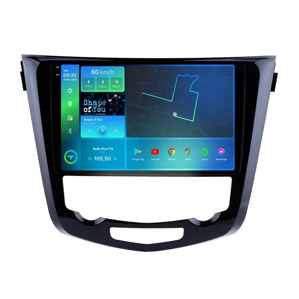 Штатна магнітола Torssen Nissan Xtrail/Qashqai 2013+ climate F10232 4G Carplay DSP 2