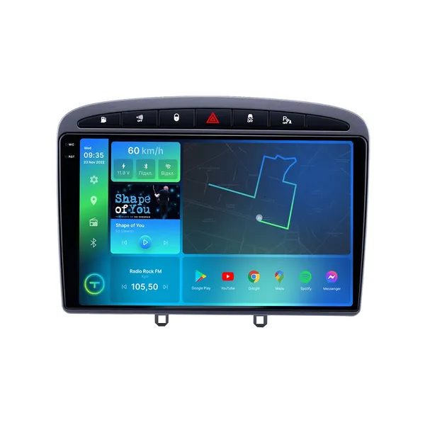 Штатна магнітола Torssen Peugeot 308/408 F96128 4G Carplay 2