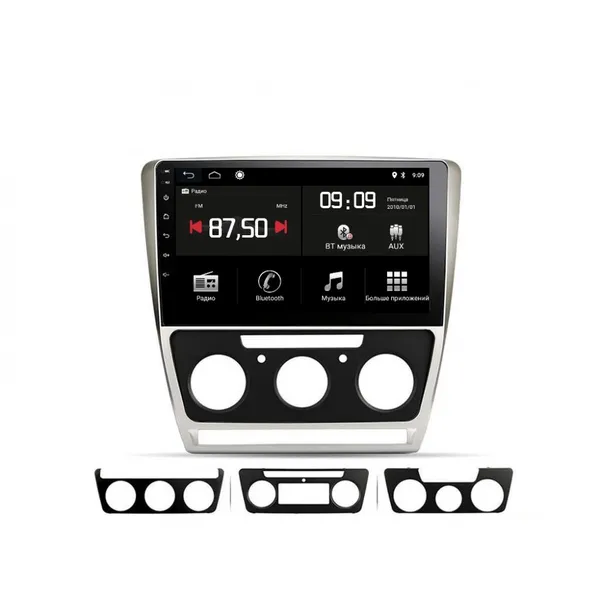 Штатна магнітола Torssen Skoda Octavia A5 08-13 silver FL10 4+64Gb 4G Carplay DSP 2