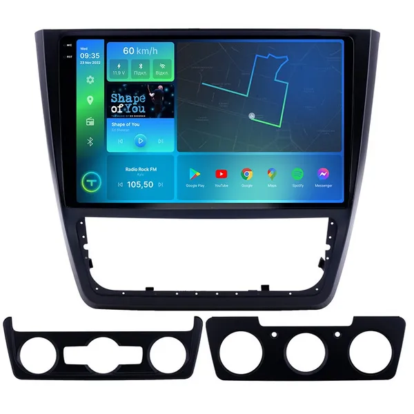 Штатная магнитола Torssen Skoda Yeti Conditioneer F10332 4G Carplay