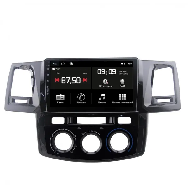 Штатна магнітола Torssen Toyota Hilux 12 climate F96128 4G Carplay 2