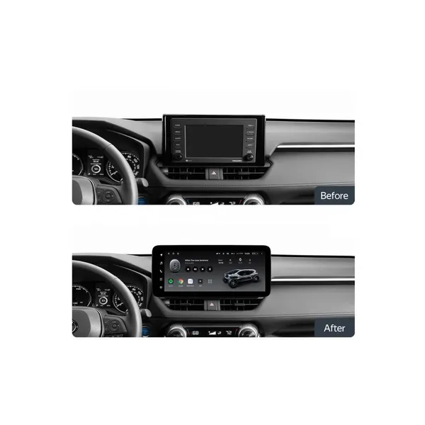 Штатная магнитола Teyes LUX ONE 6+128 Gb Toyota RAV4 5 XA50 2018-2023 12.3" 5