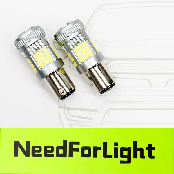 Автомобільні LED лампи NFL Flash 1157 White (2 шт.)