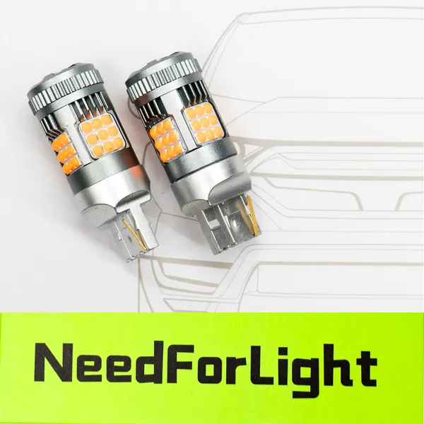 Автомобільні LED лампи NFL Flash 7440 Amber (2 шт.)
